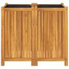 vidaXL Garden Planter with Liner 84x42x75 cm Solid Wood Acacia