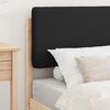 vidaXL Bed Frame with Upholstered Headboard Black 100 x 200 cm