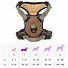 vidaXL Dog Harness with Lead & Collar Adjustable Brown S