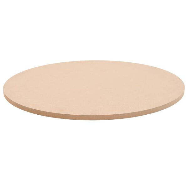 vidaXL Table Top Round MDF 700x18 mm