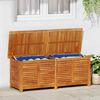 vidaXL Garden Storage Box with Louver 150x50x56 cm Solid Wood Acacia