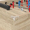 vidaXL Foosball Table Sonoma Oak 125 x 60.5 x 80 cm Engineered Wood