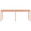 vidaXL Garden Table 203.5x100x76 cm Solid Wood Douglas