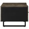 vidaXL Coffee Table Black 100x54x40 cm Solid Wood Mango