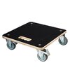 Nature Plant Trolley Square 38x38 cm Black Wood