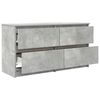 vidaXL TV Cabinet Concrete Grey 100x35x54 cm Engineered Wood