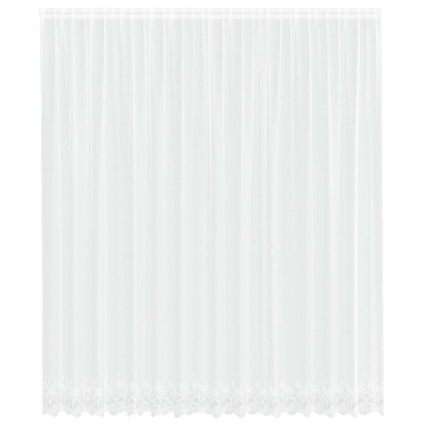vidaXL Lace Curtain with Curtains White 400 x 300 cm Polyester