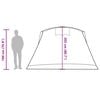 vidaXL Family Tent Tunnel 8-Person Green Waterproof
