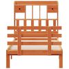 vidaXL Bookcase Bed without Mattress Wax Brown 75x190 cm Small Single Solid Wood Pine