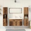 vidaXL 5 Piece Bathroom Furniture Set Old Wood Engineered Wood