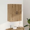 vidaXL Wall Mounted Cabinet Artisan Oak 69.5x34x90 cm