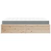 vidaXL Bed with Mattress 160x200 cm Solid Wood Pine