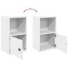 vidaXL Bookcase White 31x24x52 cm Engineered Wood