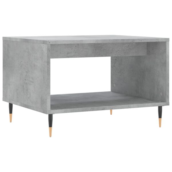 vidaXL Coffee Table Concrete Grey 60x50x40 cm Engineered Wood