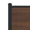 vidaXL Replace Headboard Brown Oak 80 cm Engineered Wood and Steel
