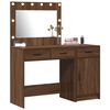 vidaXL Dressing Table 2 pcs Brown 40 x 41 x 75 cm Engineered wood