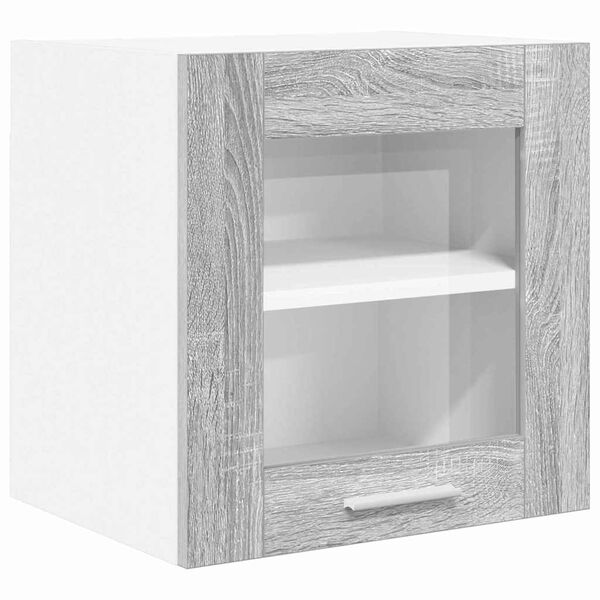vidaXL Hanging Cabinet Grey Sonoma 40 x 31 x 40 cm Engineered Wood