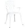 vidaXL Garden Dining Set 5 pcs White Aluminium
