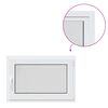 vidaXL Basement Window RISOR 90x60 cm Tilt&Turn DIN Right White
