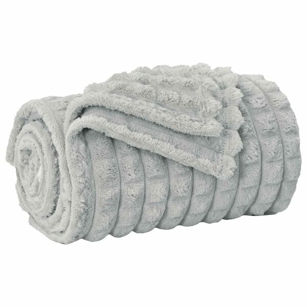 vidaXL Throw Blankets 6 pcs Grey 270 x 240 cm Fleece