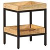 vidaXL Side Table Brown 35 x 35 x 45 cm Solid Mango Wood