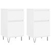 vidaXL Sideboards 2 pcs White 40x35x70 cm Engineered Wood