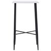 vidaXL Bar Table White 60x60x111 cm MDF