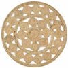 vidaXL Handmade Rug Braided Jute 150 cm