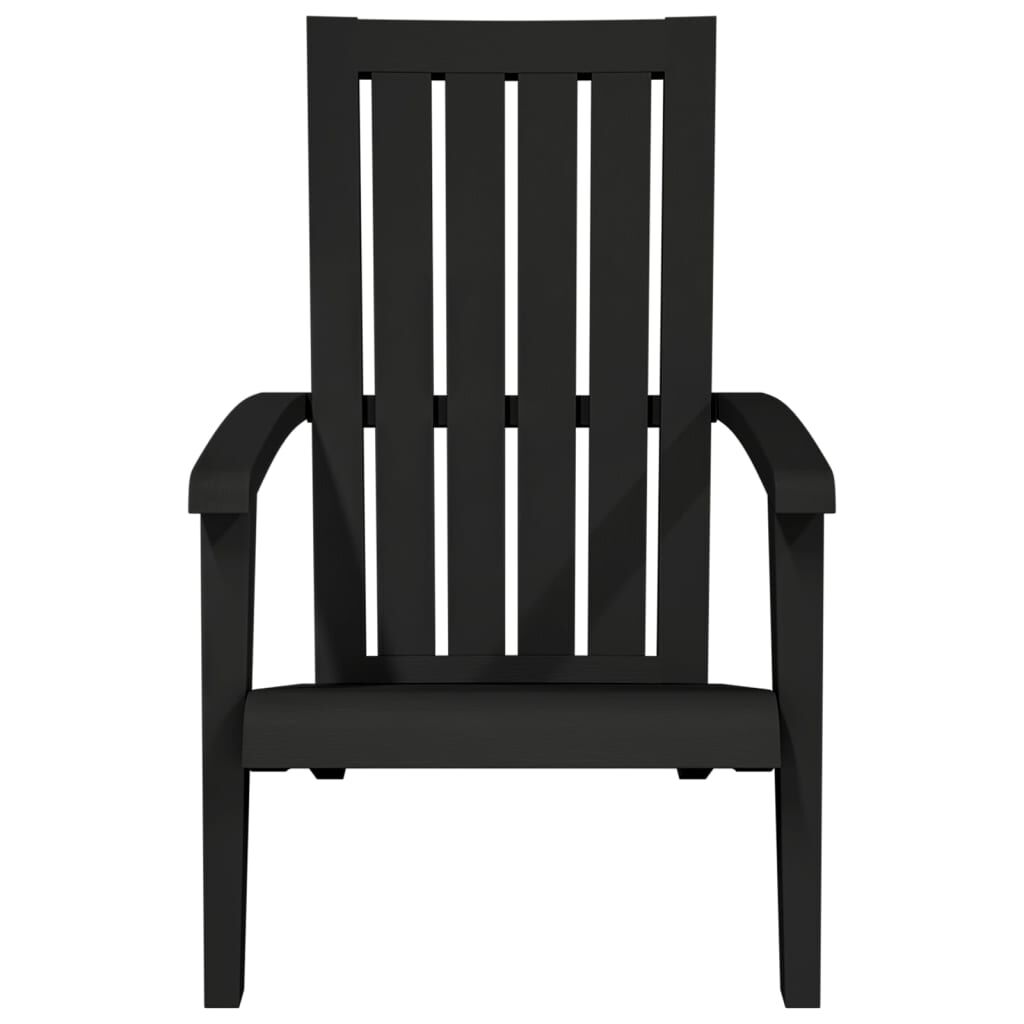 Black polypropylene shop adirondack chair