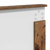 vidaXL Bed Frame with Headboard Old Wood 160 x 200 cm Solid Pine Wood