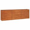 vidaXL Garden Raised Bed | Rusty | Corten steel | Large | Durable