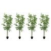 vidaXL Artificial Bambo Tree 4 pcs Green 60 x 18 x 190 cm
