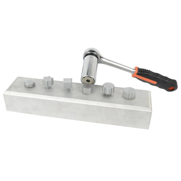 Brüder Mannesmann Universal Socket 7-19 mm with Ratchet