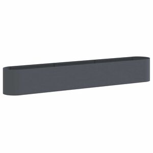 vidaXL Raised Garden Bed Anthracite 280 x 40x 40 cm