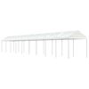 vidaXL Gazebo with Roof White 20.07x2.28x2.69 m Polyethylene