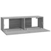 vidaXL Wall TV Cabinets 4 pcs Grey Sonoma 100x30x30 cm