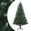vidaXL Artificial Christmas Tree 120 cm PVC and Metal Green