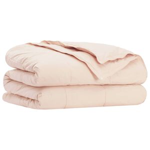 vidaXL Duvet 135 x 200 cm All Seasons Kapok Fiber Beige