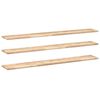 vidaXL Floating Shelves 3 pcs 120x20x2 cm Untreated Solid Wood Acacia