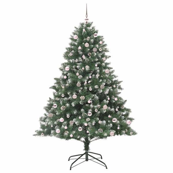 vidaXL Artificial Christmas Tree with Stand Green 160 x 160 x 240 cm
