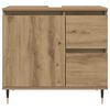 vidaXL Bathroom Cabinet Artisan Oak 65x33x60 cm Engineered Wood