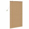 vidaXL Roller Blind with Curtains Manual Brown 90 x 160 cm Bamboo