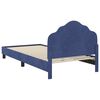 vidaXL Children's Bed Frame with Headboard Police Blue 80 x 200 cm