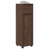vidaXL Bathroom Cabinet Brown Oak 30.5 x 30 x 101 cm Engineered Wood