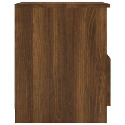 vidaXL Bedside Cabinets 2 pcs Brown Oak 40x40x50 cm Engineered Wood