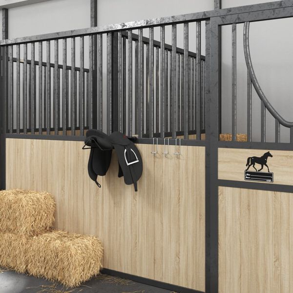 vidaXL Bucket Hook Portable Silver Galvanised Steel