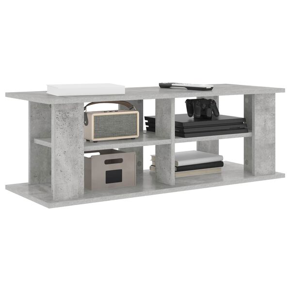 vidaXL TV stand Concrete Grey 96 x 35 x 33.5 cm