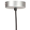 vidaXL Hanging Lamp 25 W Silver Round 28.5 cm E27