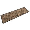vidaXL Kitchen Rug Washable Morning Brown 45x150 cm Velvet