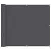 vidaXL Balcony Screen Anthracite 90x800 cm 100% Polyester Oxford